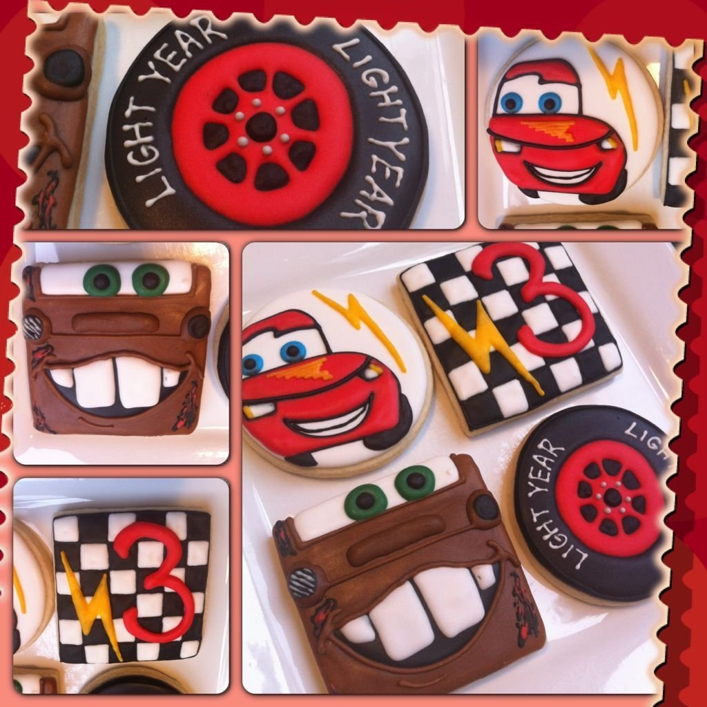 Печеньки в виде машины