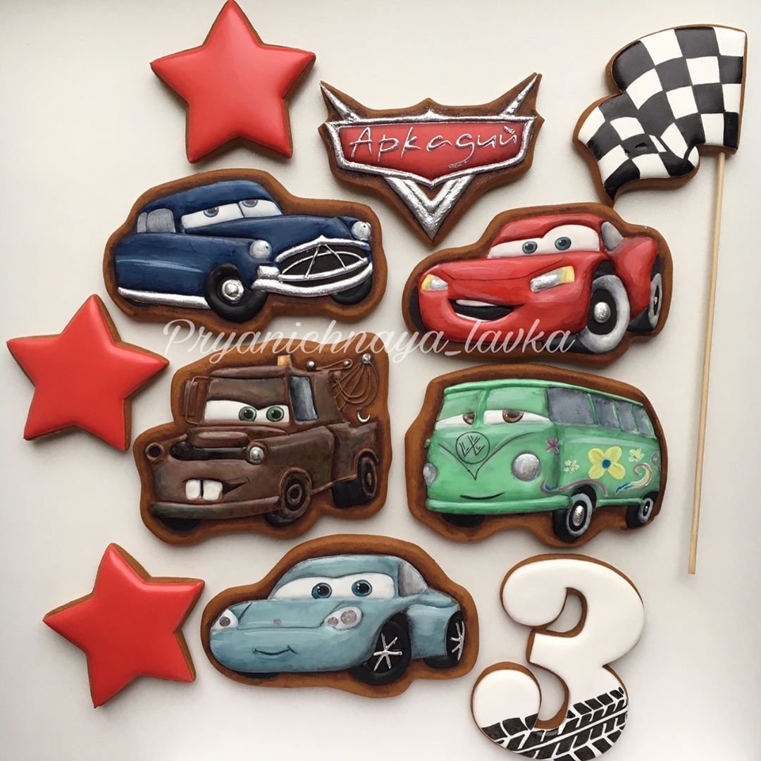 Пряники Тачки Маквин