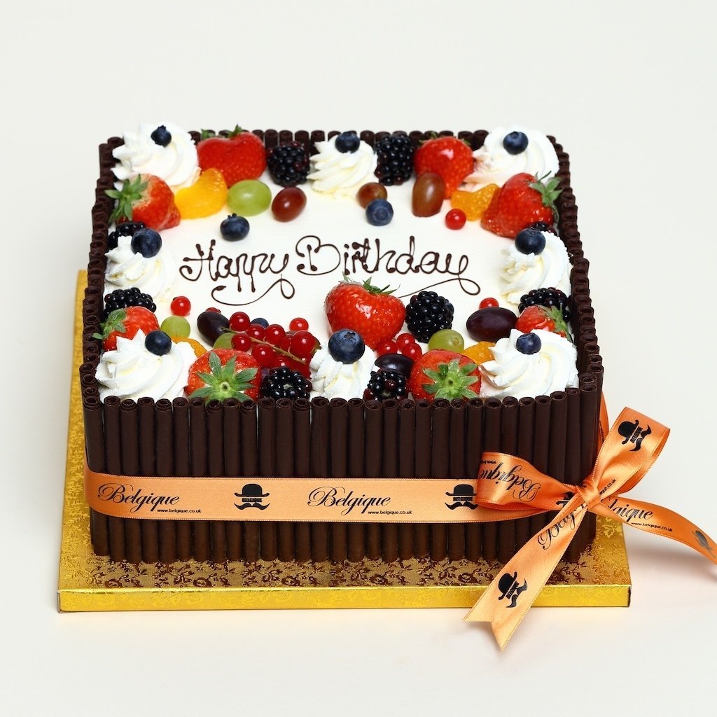 Украсить прямоугольный торт