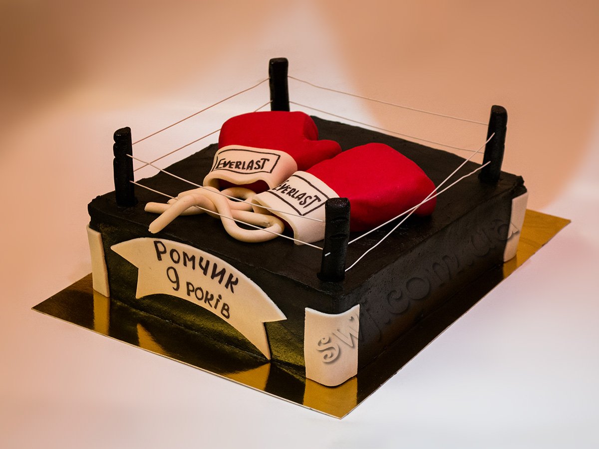 Торт мужчине бокс