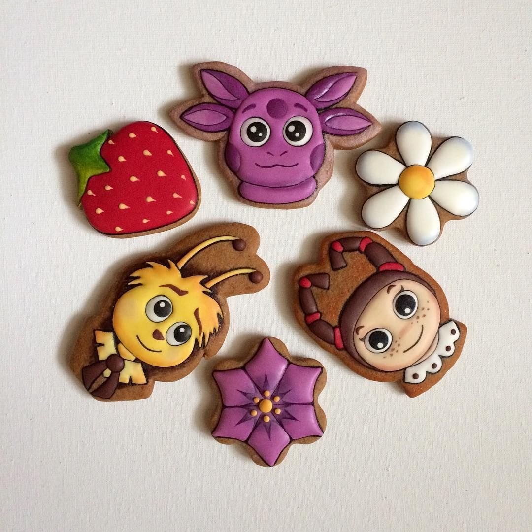 Торт Лунтик из крема