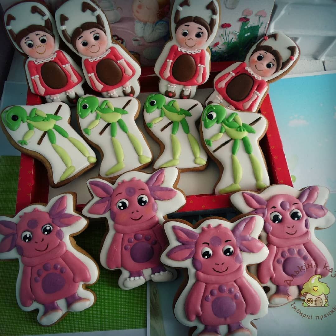 Торт с Лунтиком для девочки 2 года