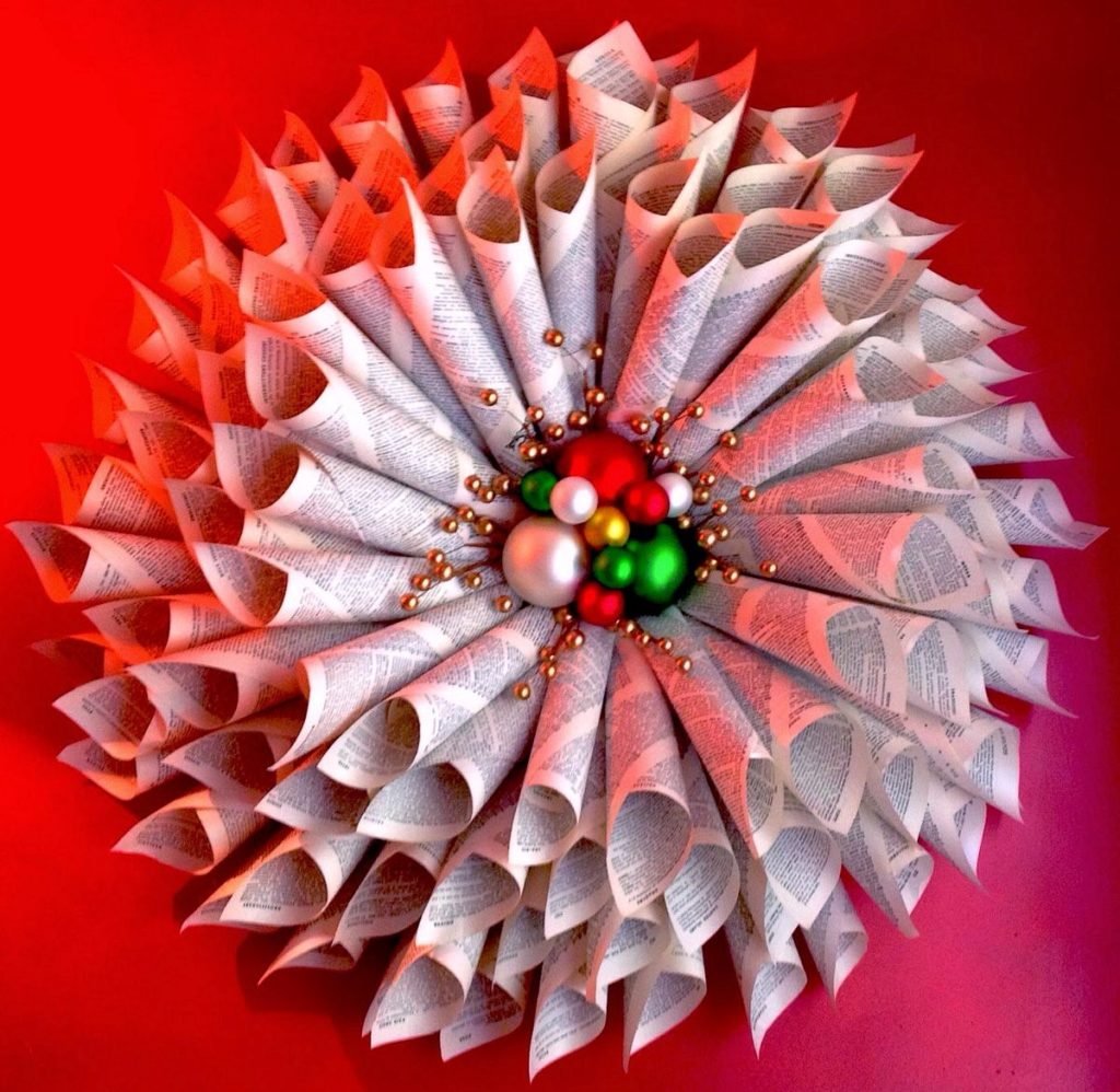 Объемные новогодние украшения