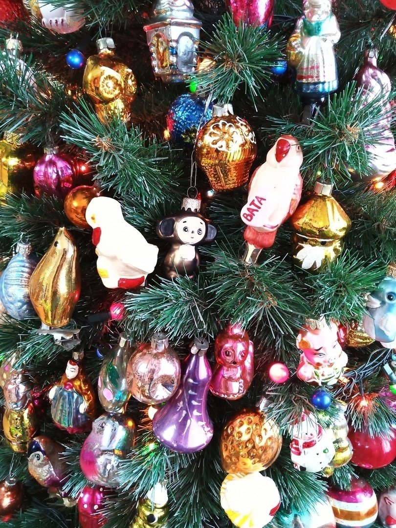 Советские елочные игрушки