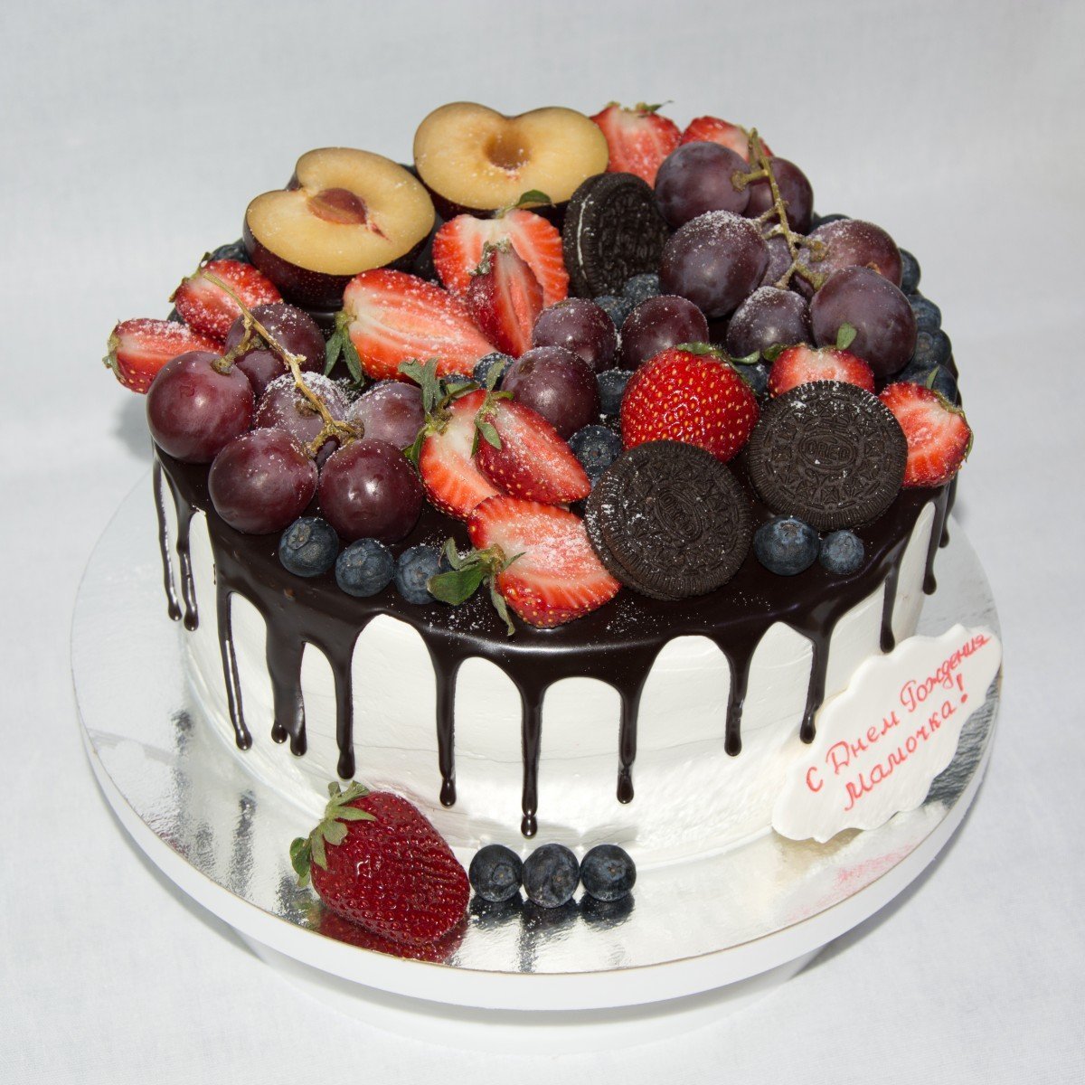 Украшение торта мармеладом