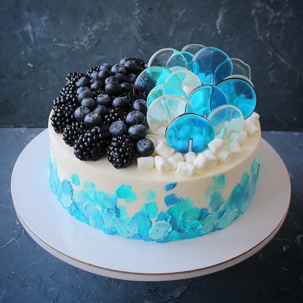 Черничный крем чиз