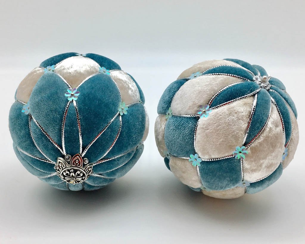 Техника кимекоми новогодние шары