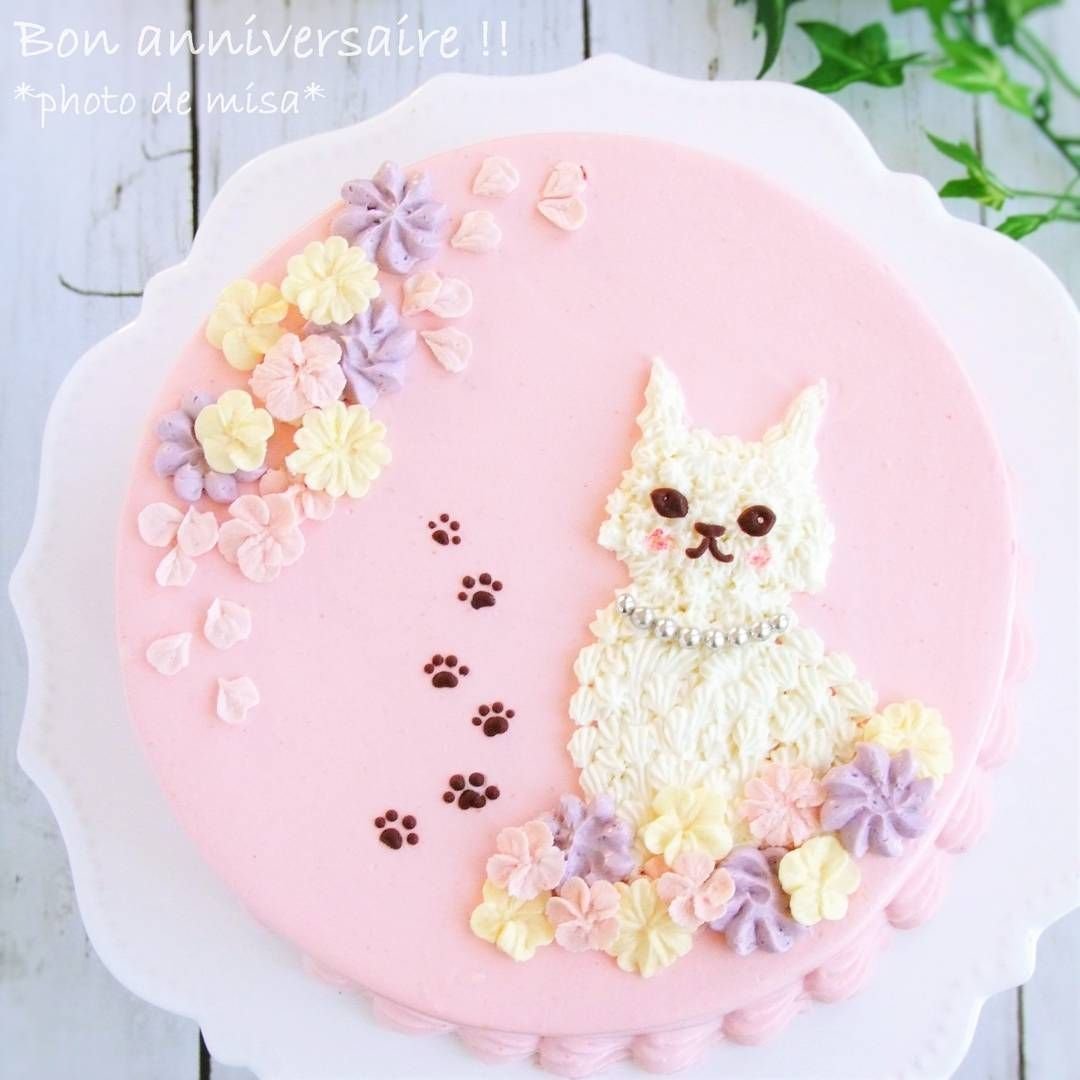 Торт с аниме котом