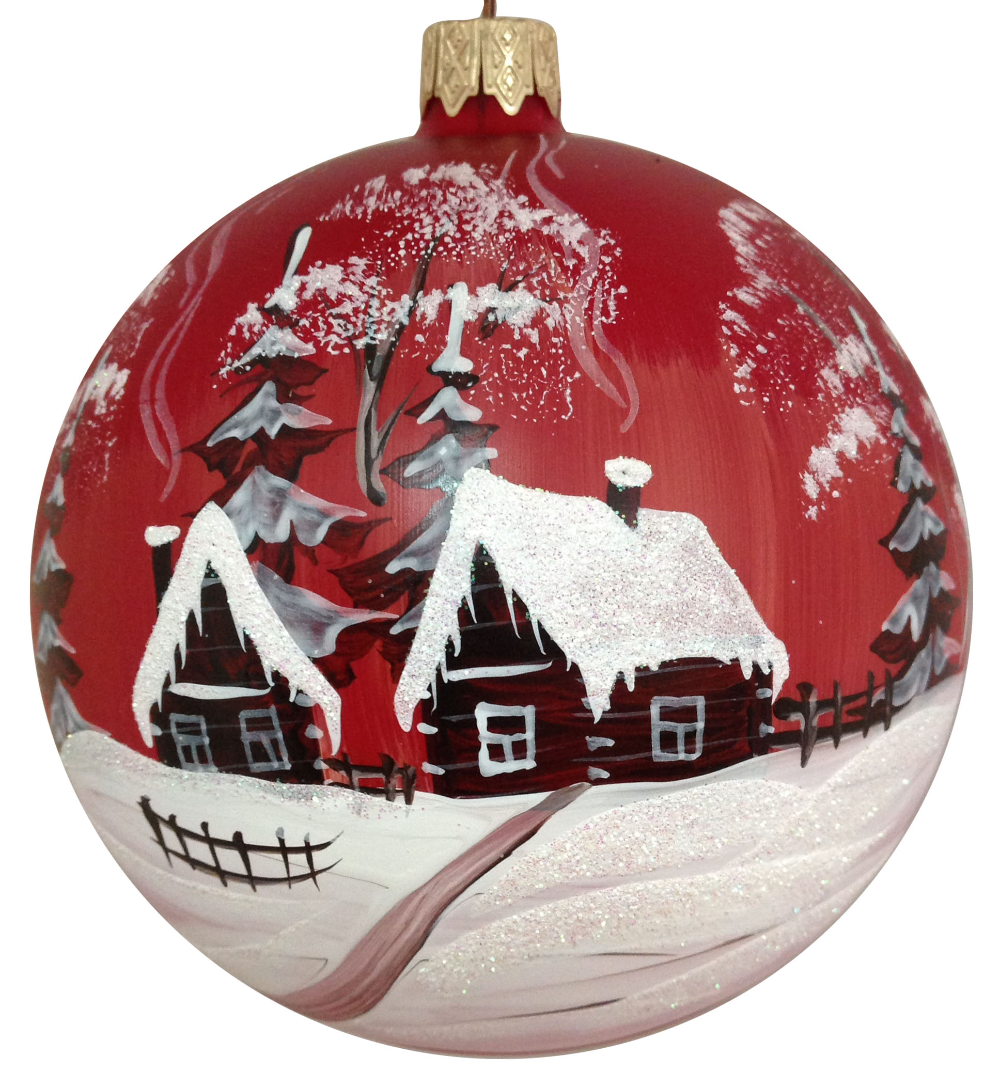 Елочные шары роспись