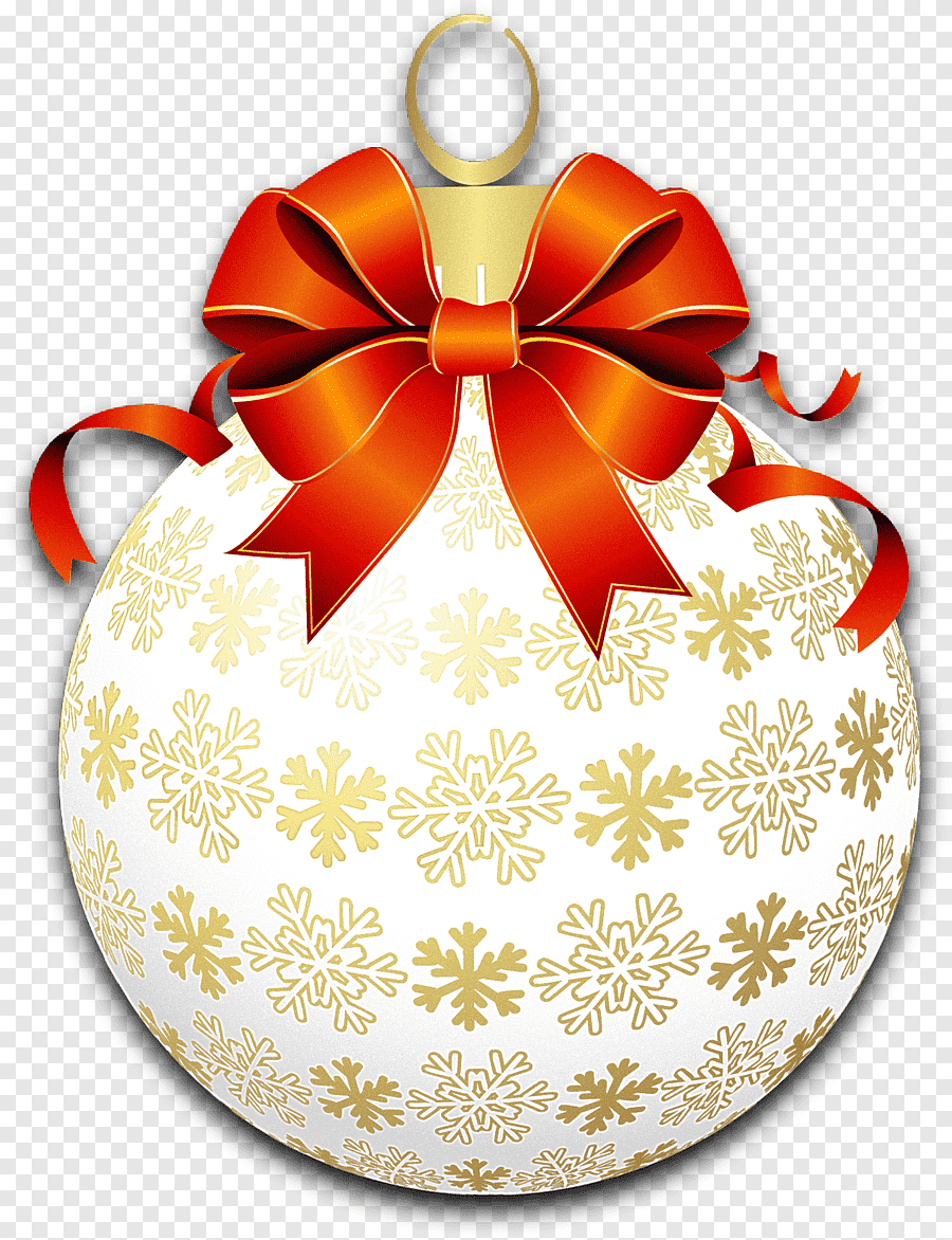 Новогодние шары с бантами