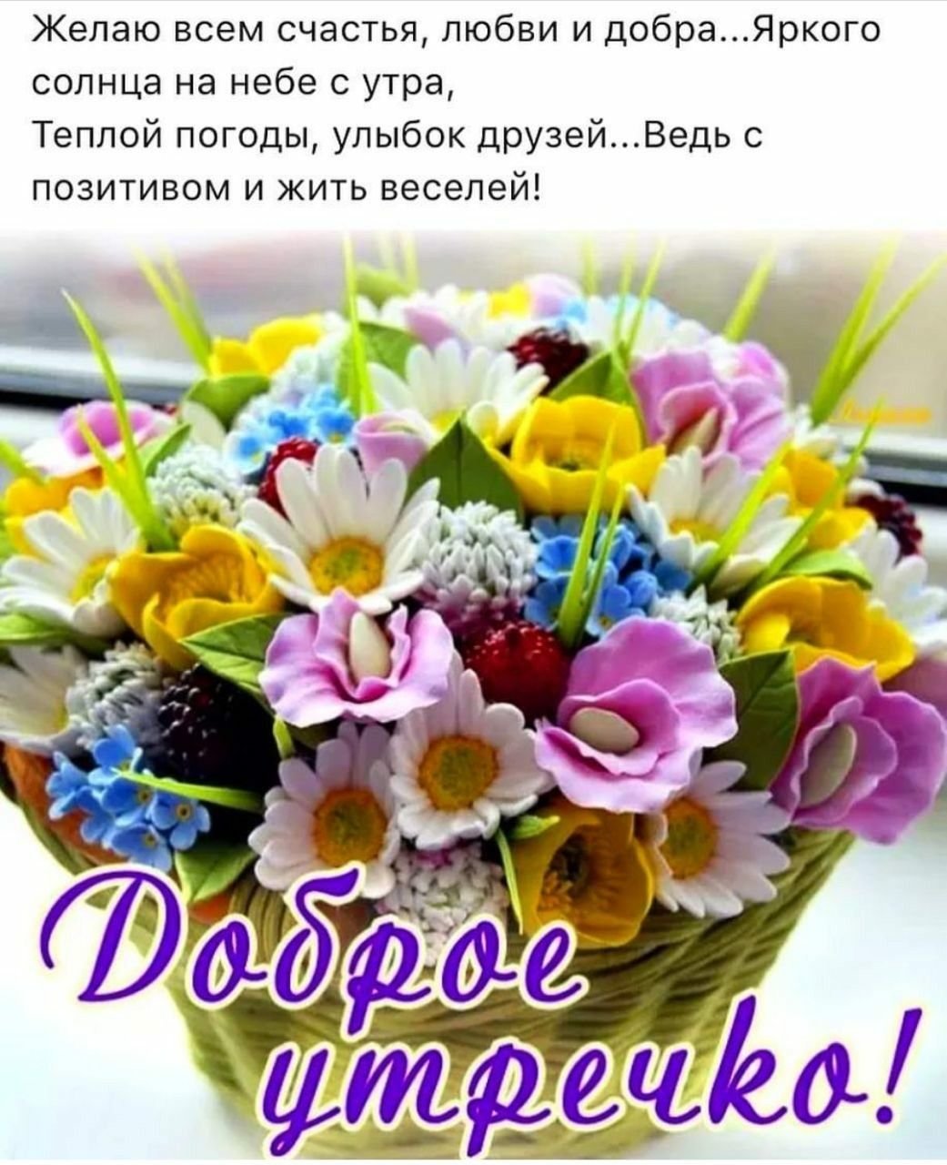 Стикеры с добрым утром красивые