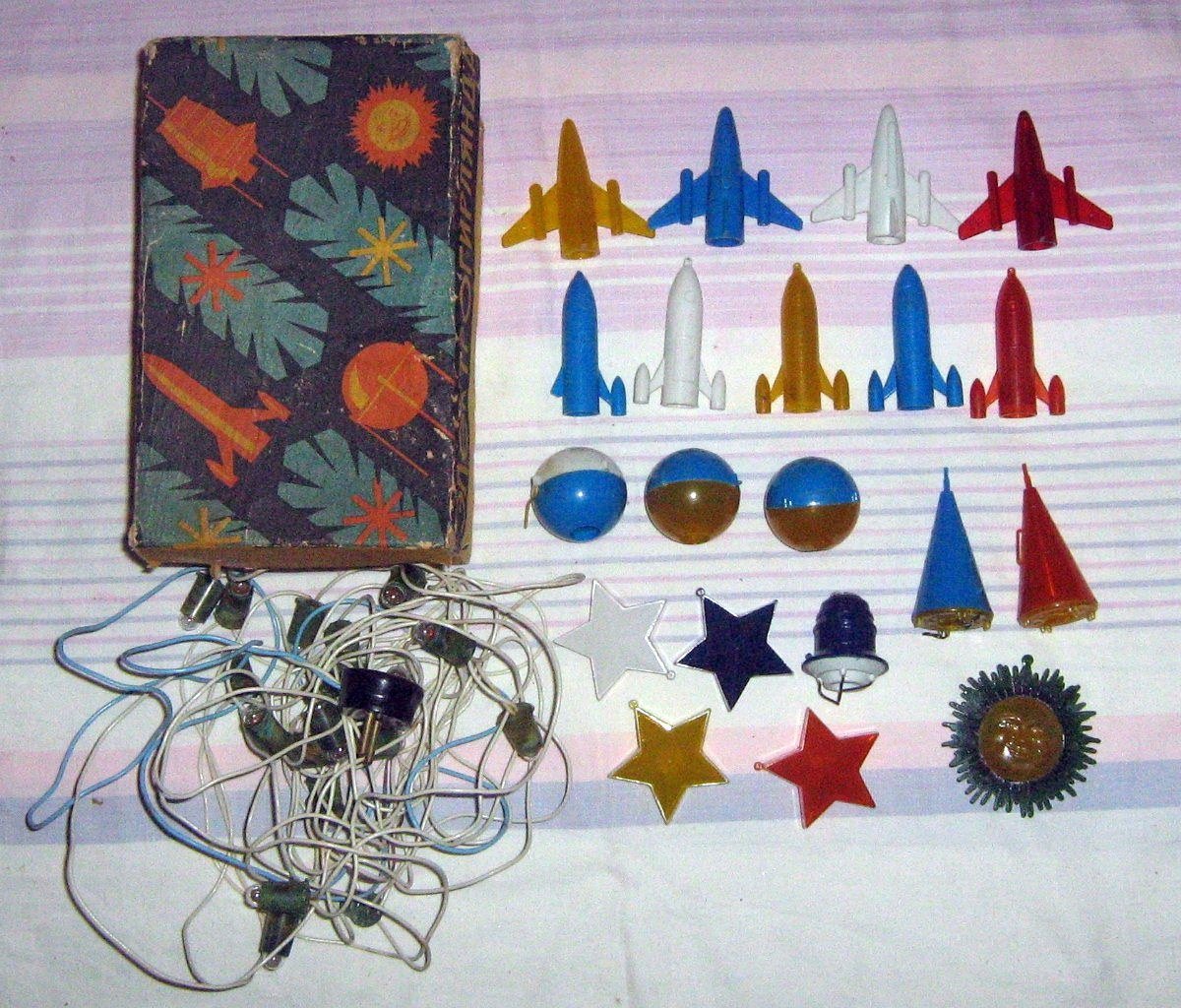 Советские новогодние гирлянды