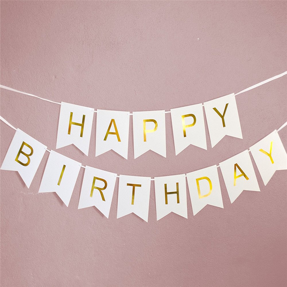 Гирлянда с днем рождения!