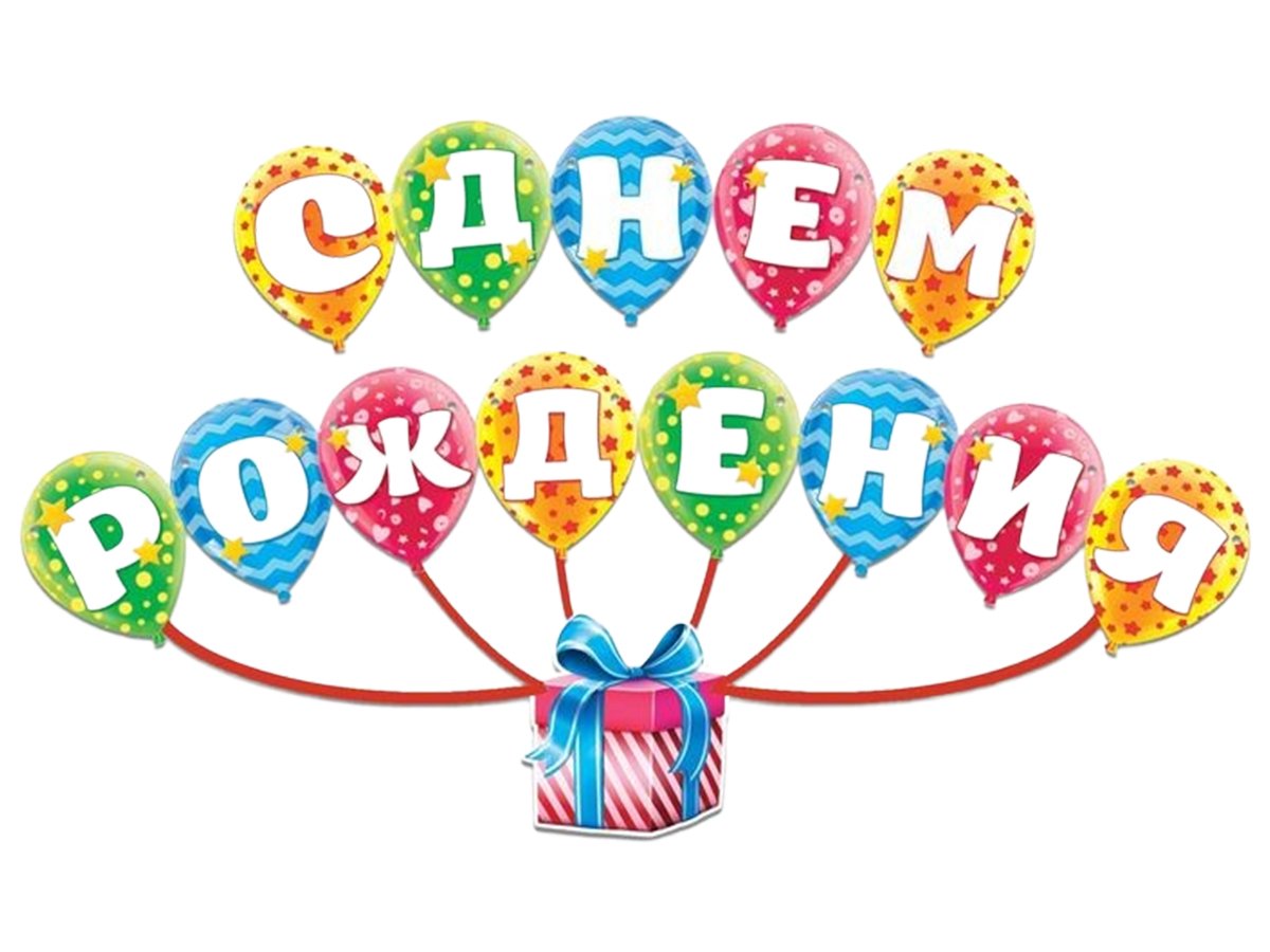 Гирлянда с днем рождения!