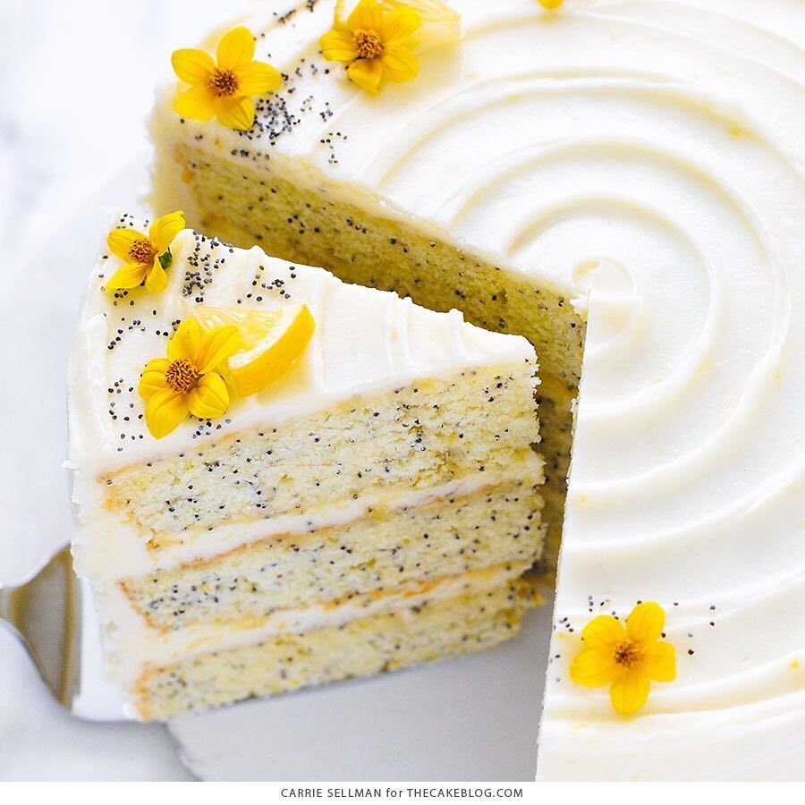 Украшение лимонного торта