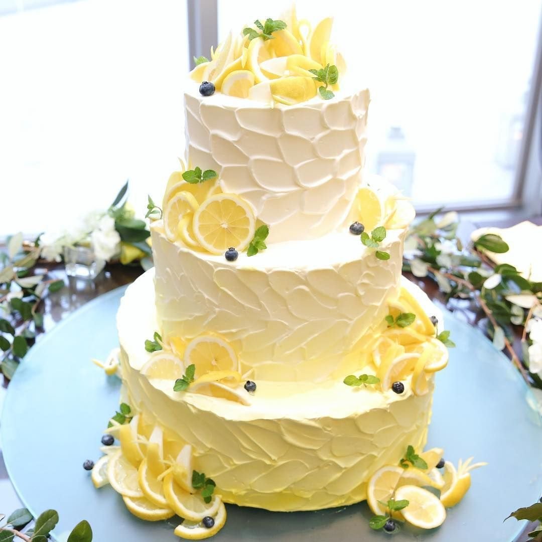 Украшение лимонного торта