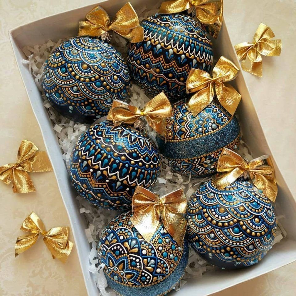 Елочные шары декор