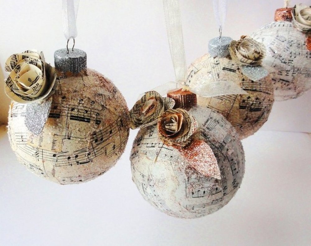 Дизайнерские новогодние шары