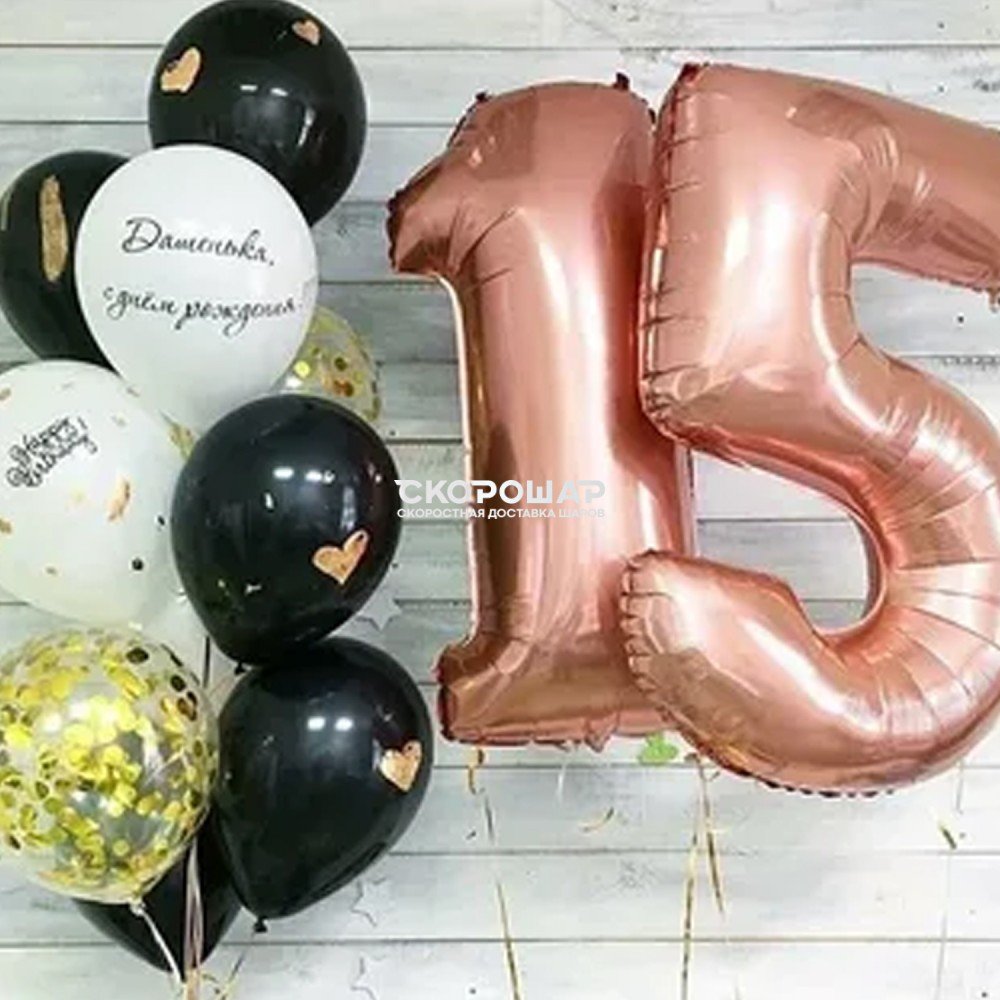 Шарики цифры на день рождения