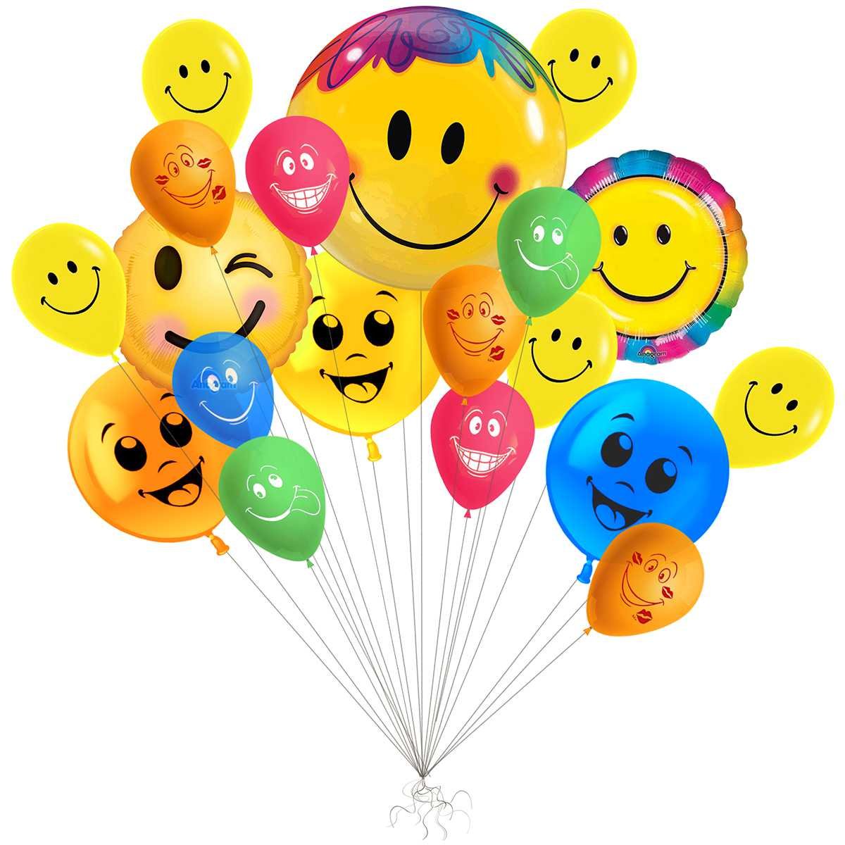 Воздушный шарик с улыбкой