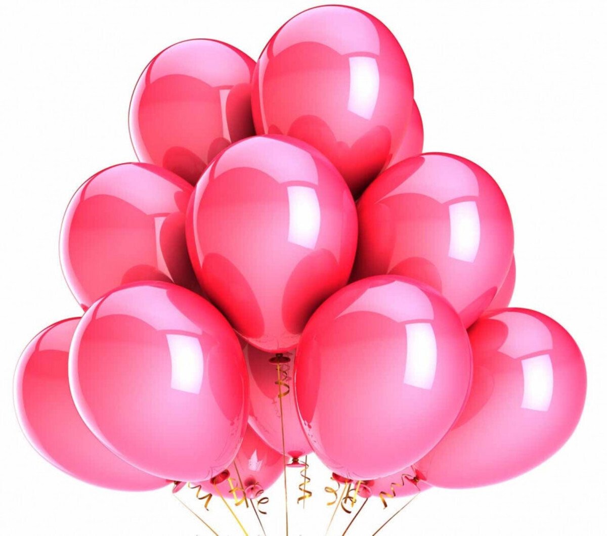 Розовые шары