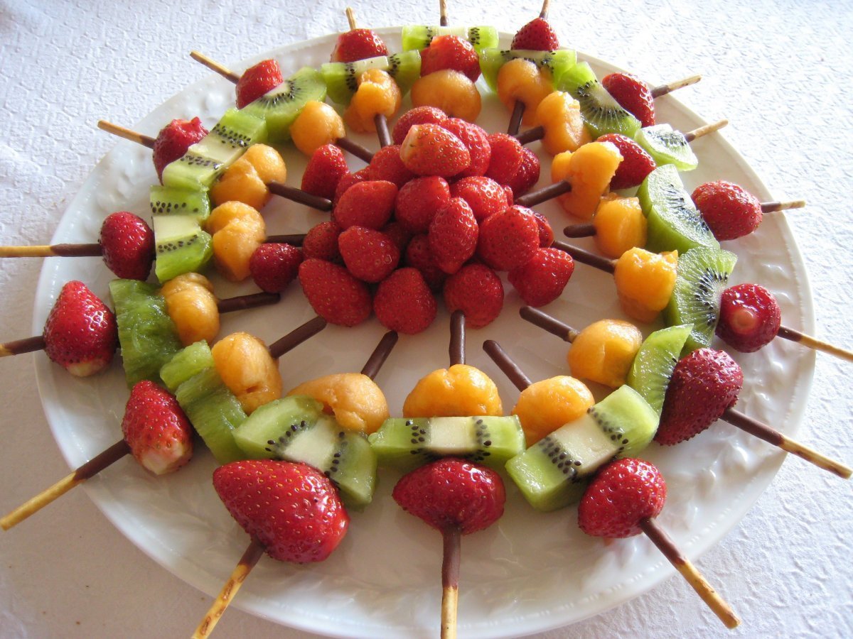 Шпажки "фрукты"