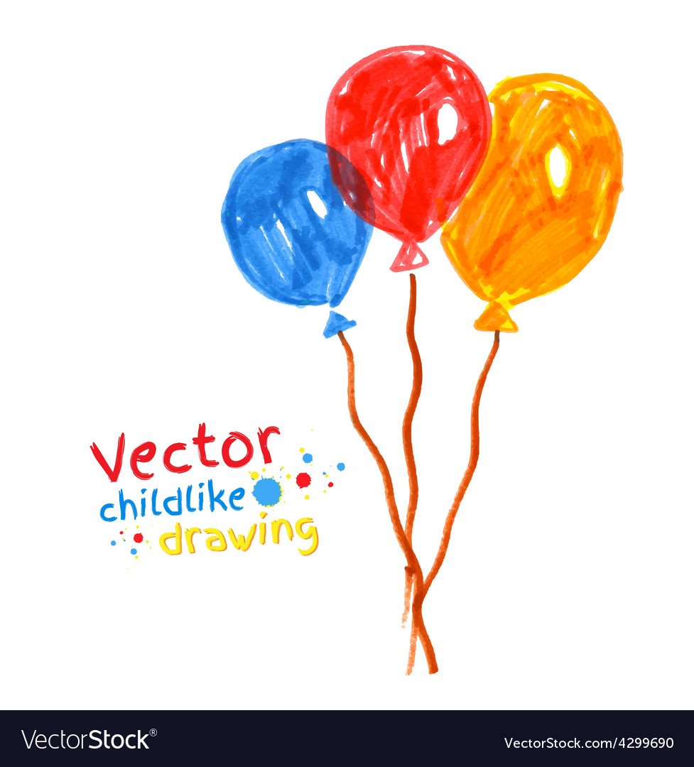 Рисование на воздушных шарах фломастерами