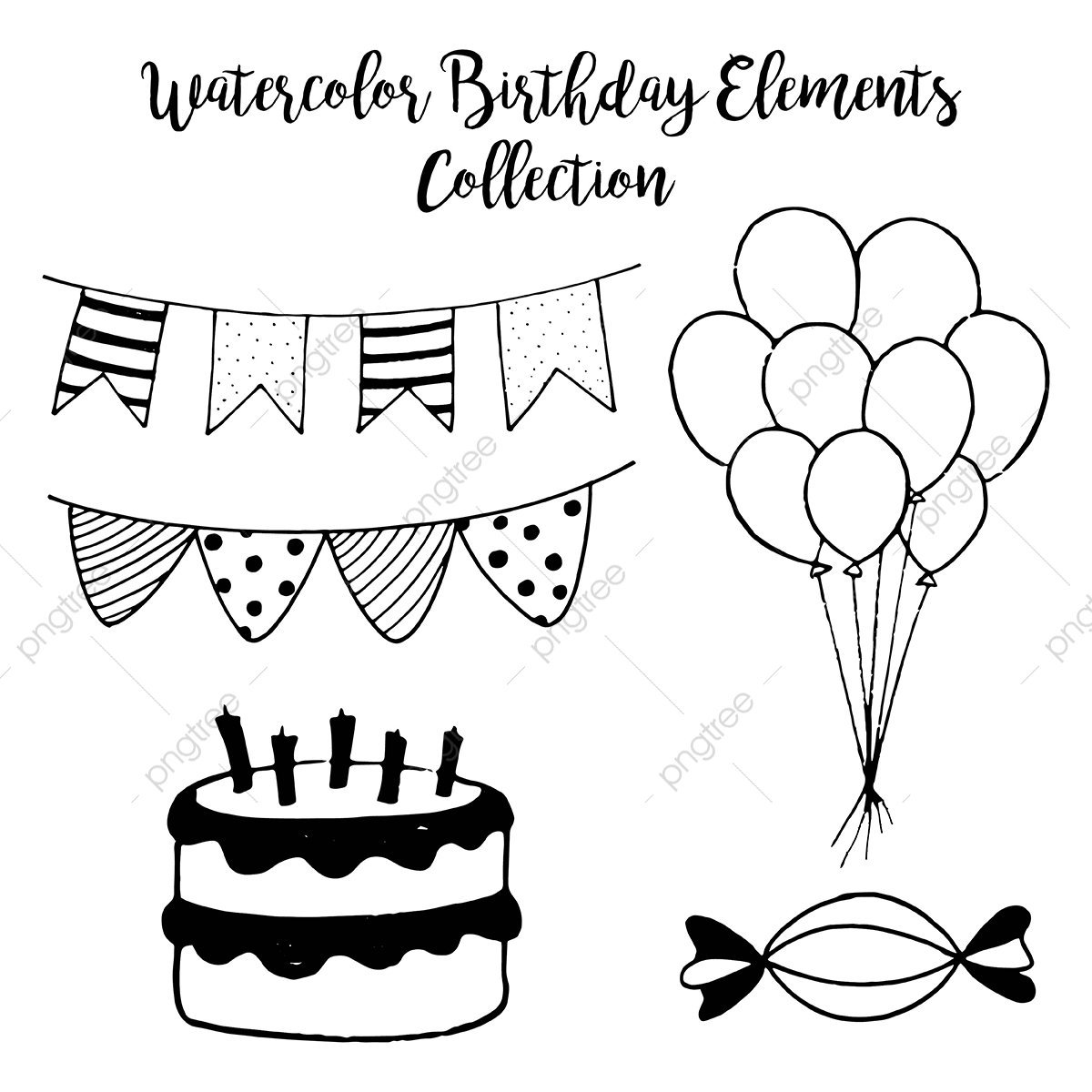 С днем рождения вектор