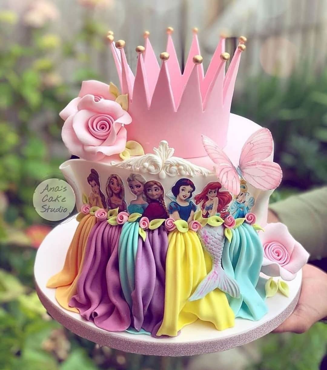 Торт в стиле принцессы