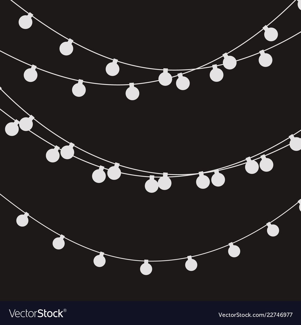 Гирлянда силуэт