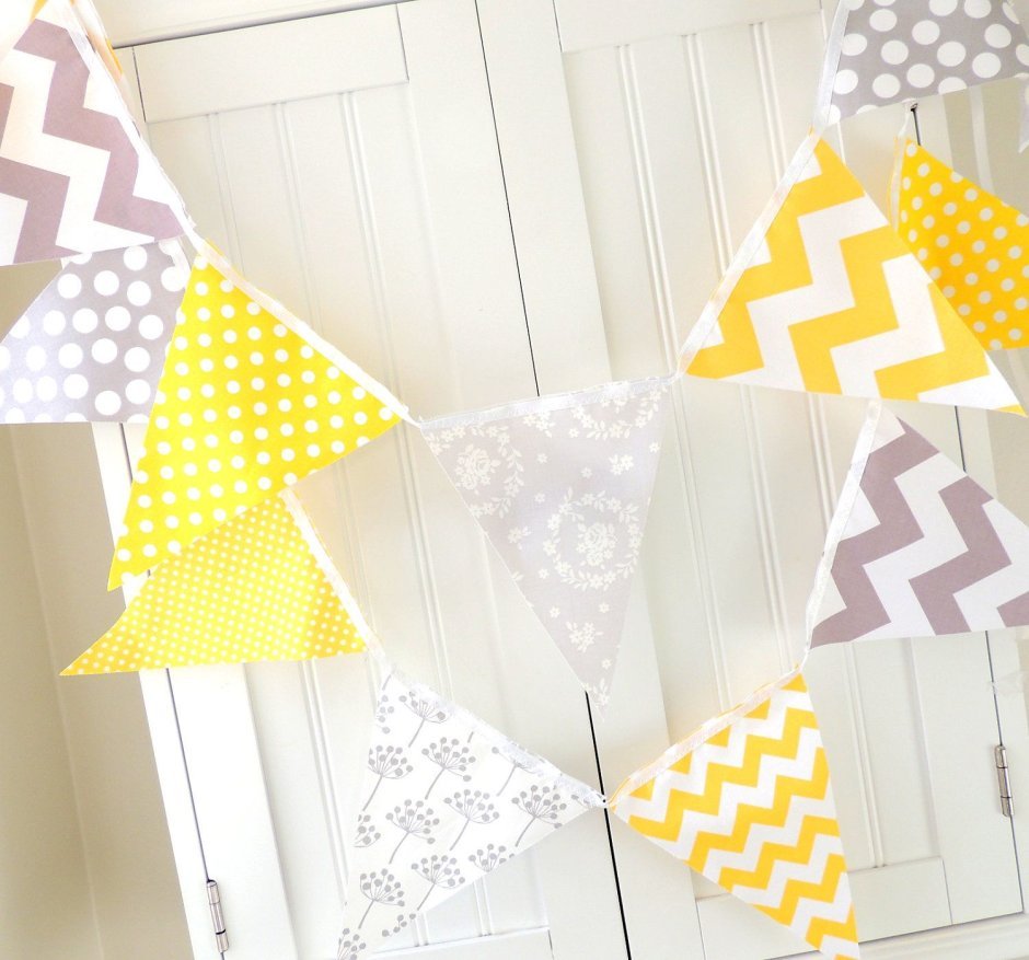 Флажки из ткани