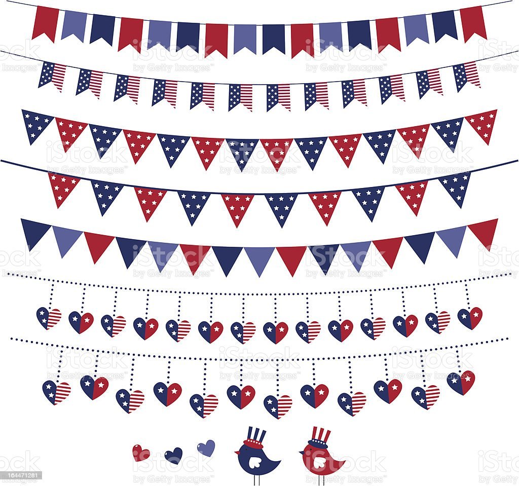 Флажки морские гирлянда