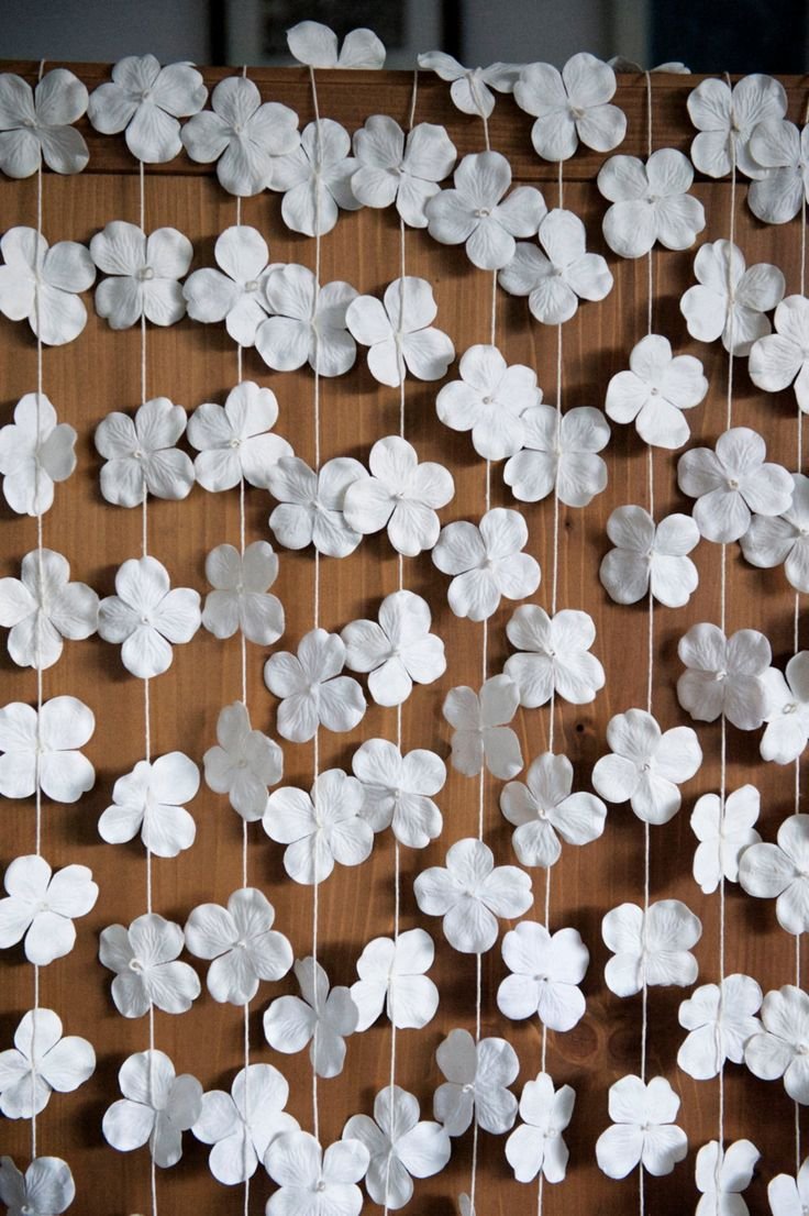 Гирлянда сердечки блестящие бумажные