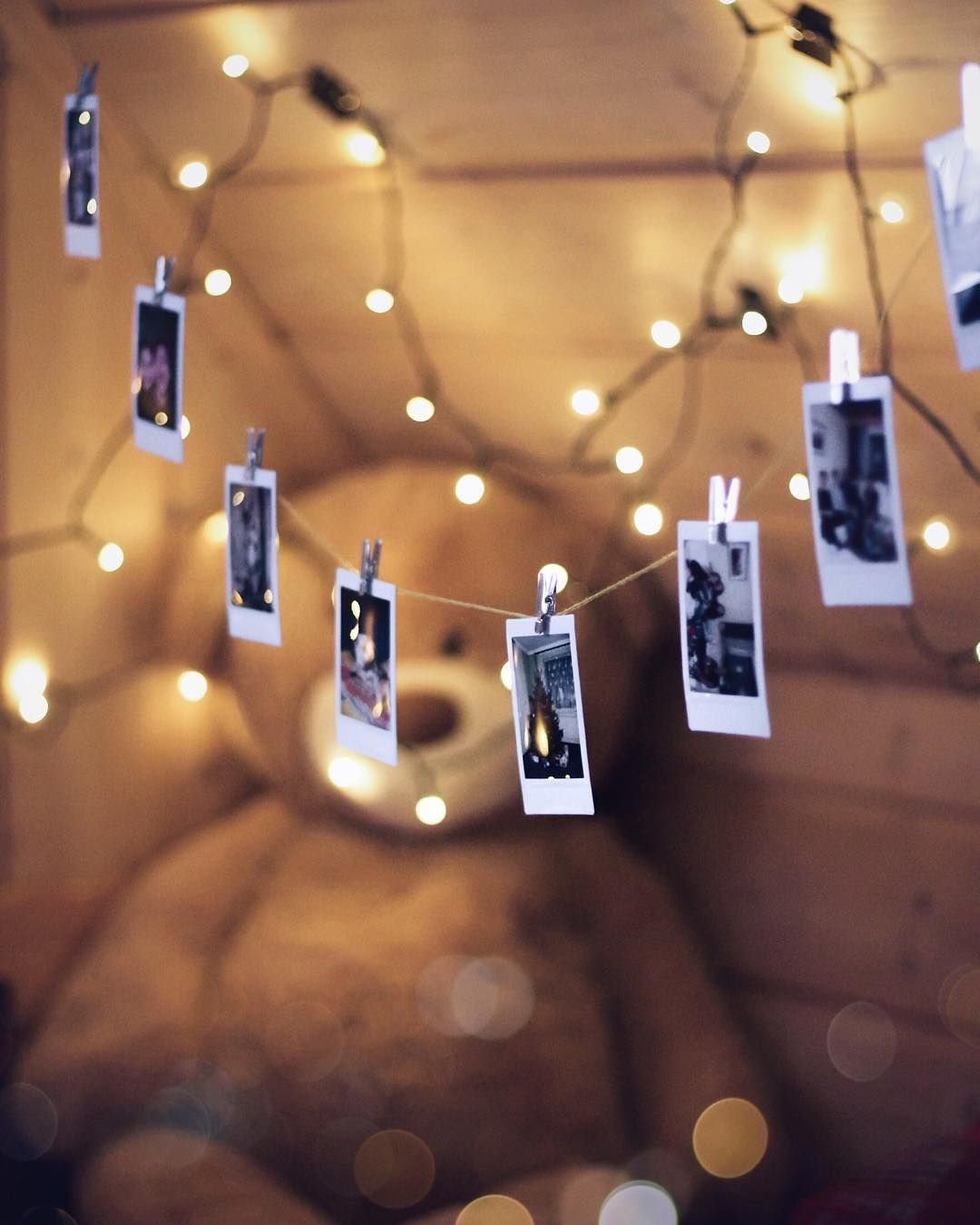 Гирлянда с фотокарточками