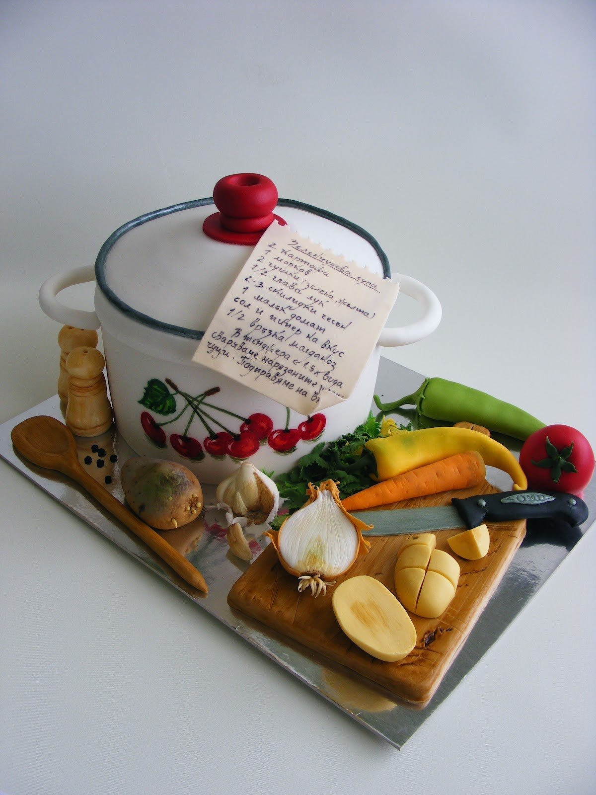 Торт на день повара прикольный