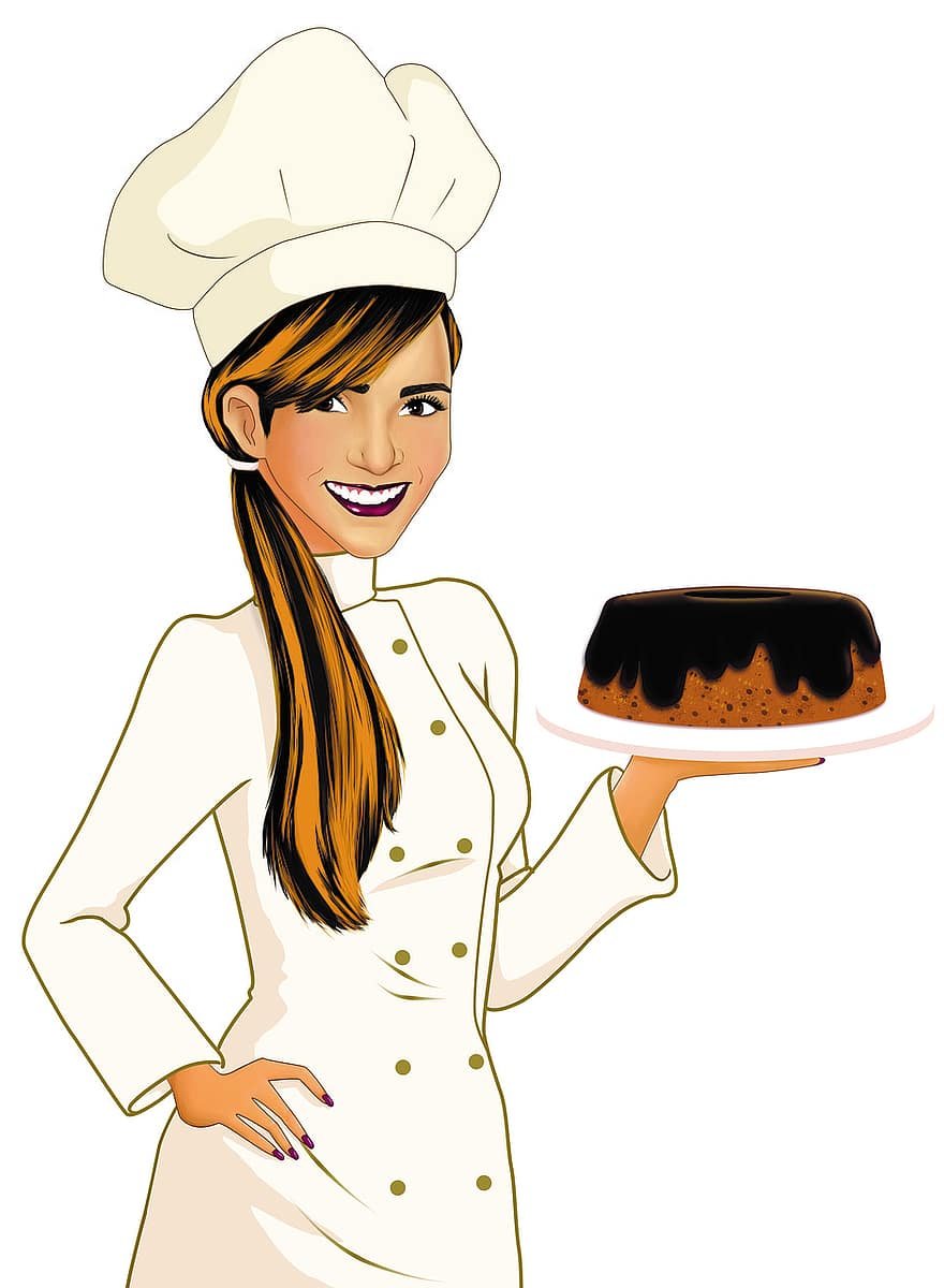 Мультяшка с тортиком