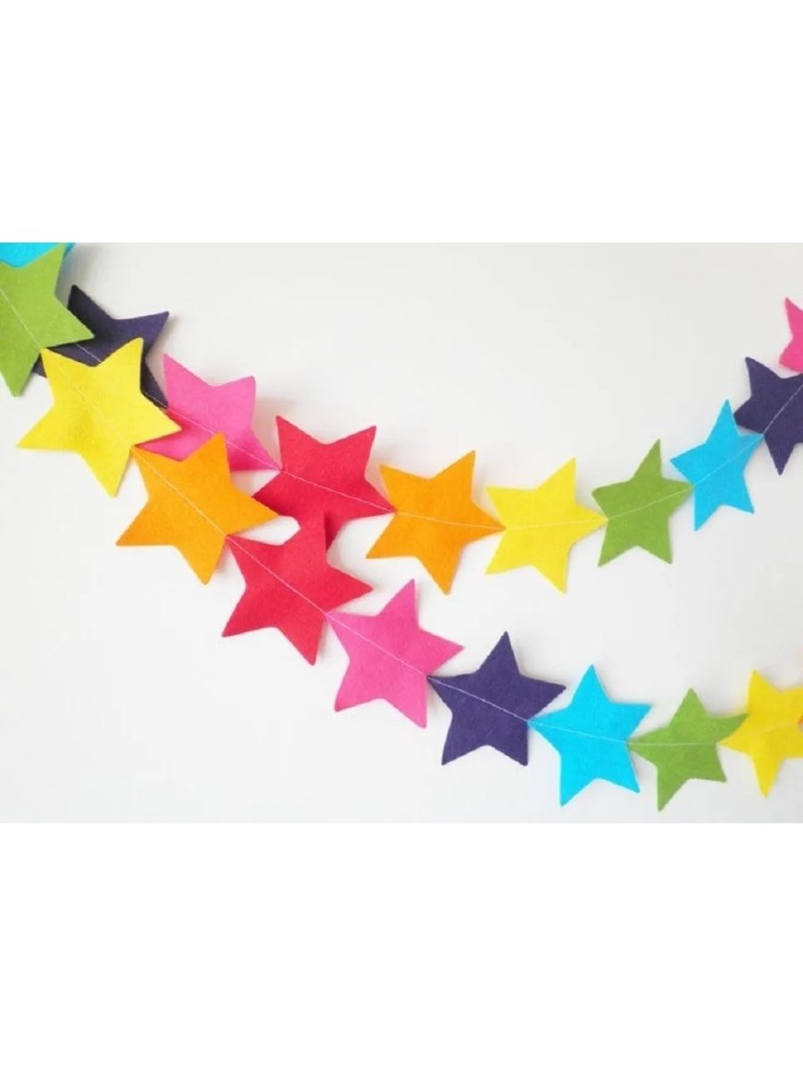 Гирлянда звезды на прозрачном фоне