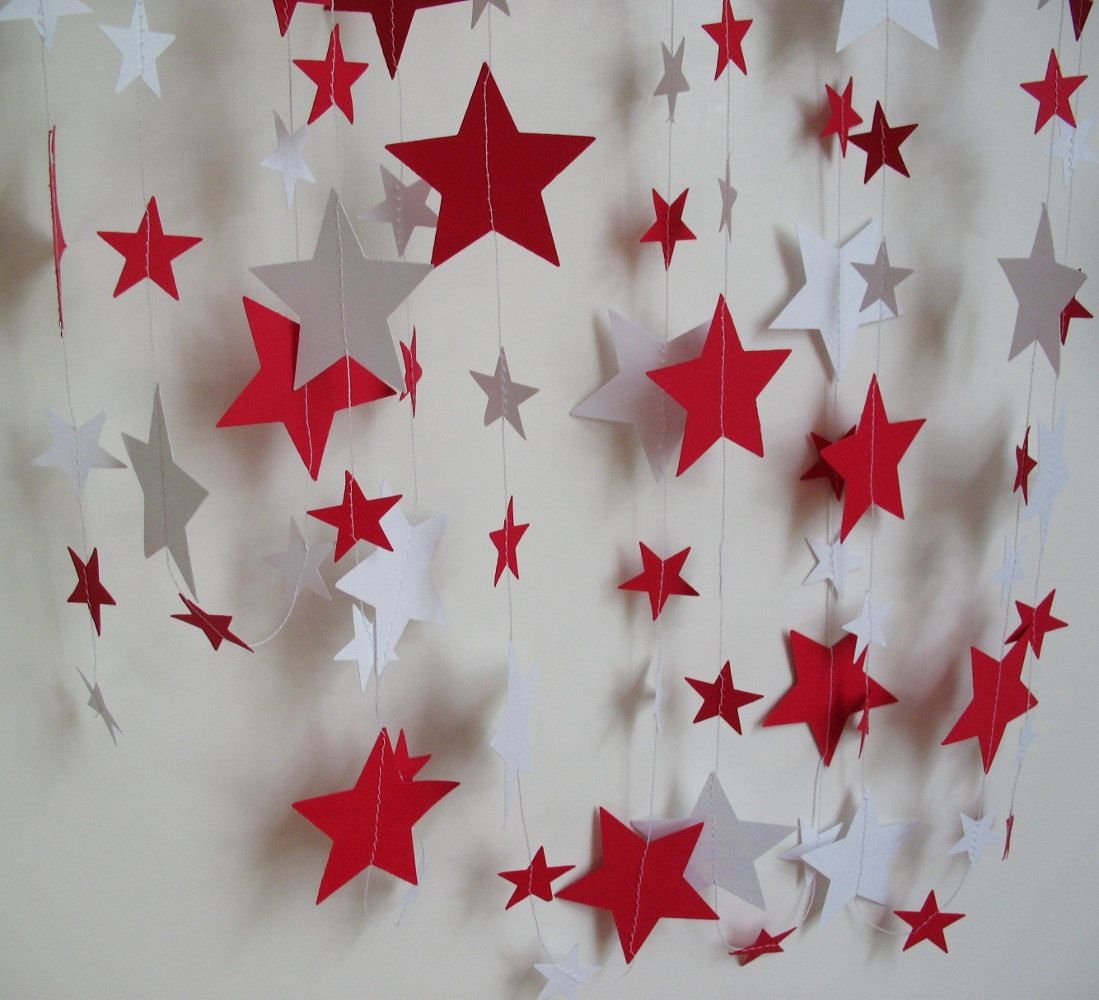 Украшение стены к новому году