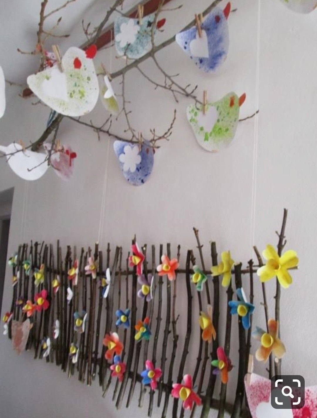 Подвесной весенний декор