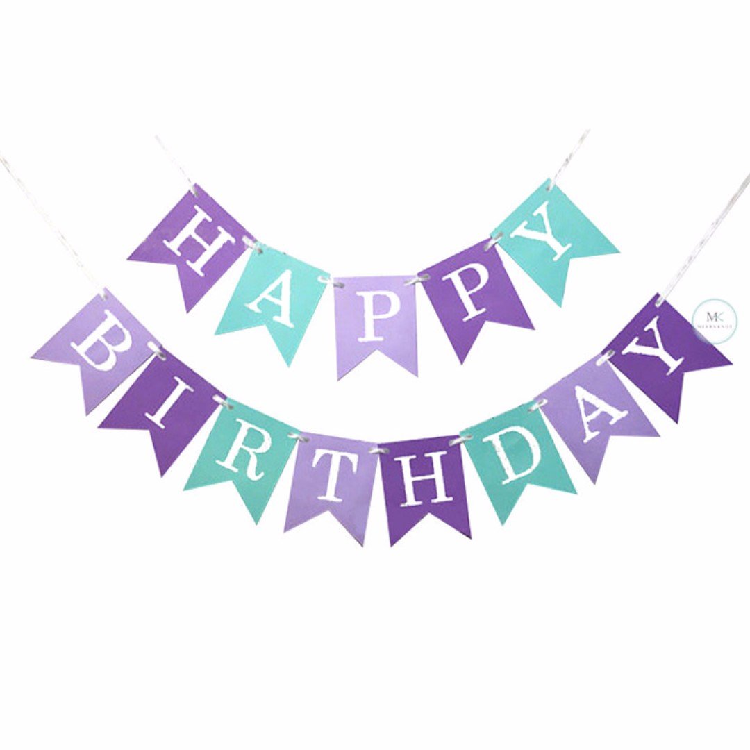 Гирлянда с днем рождения!