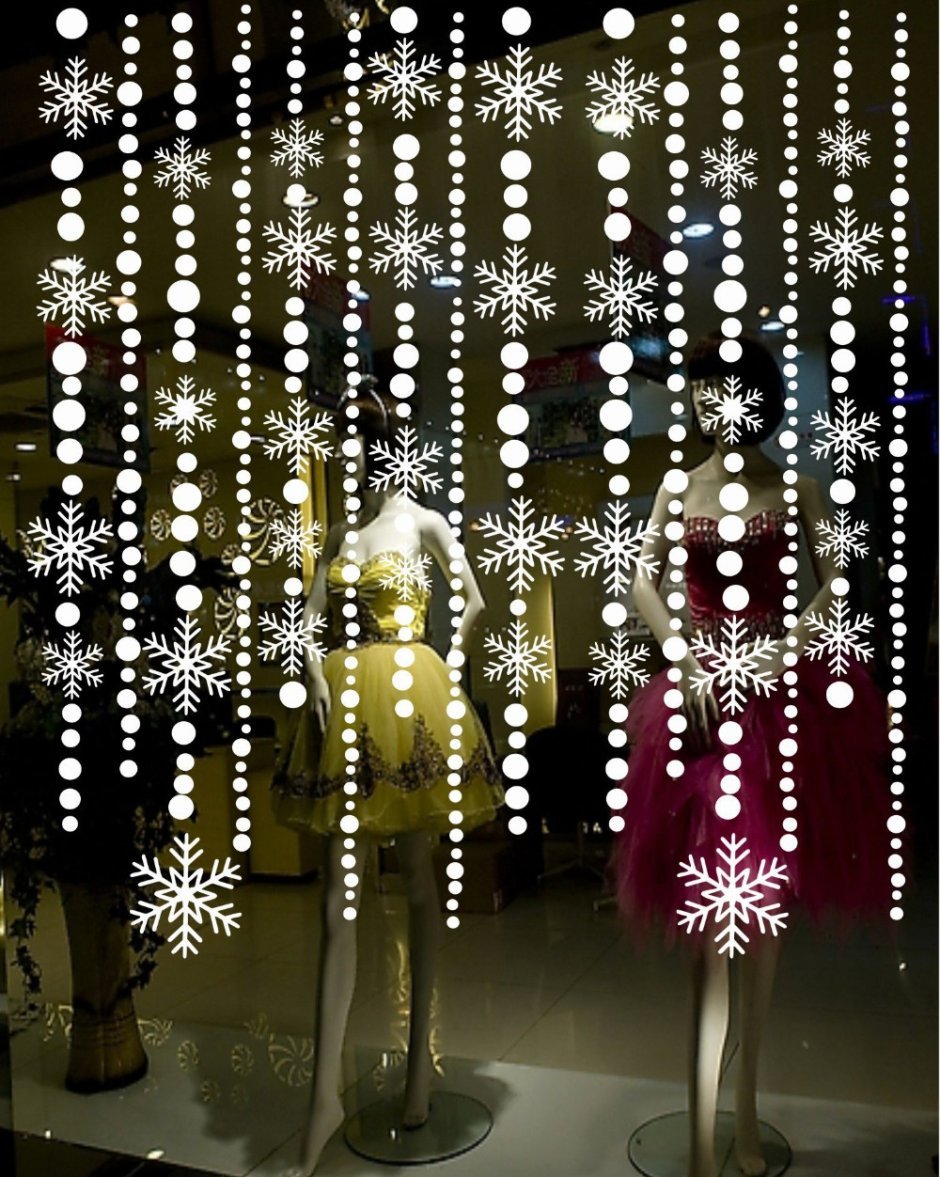 Красивые гирлянды на окна