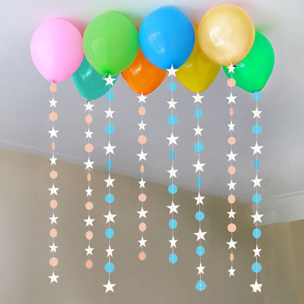 Украшение потолка шарами