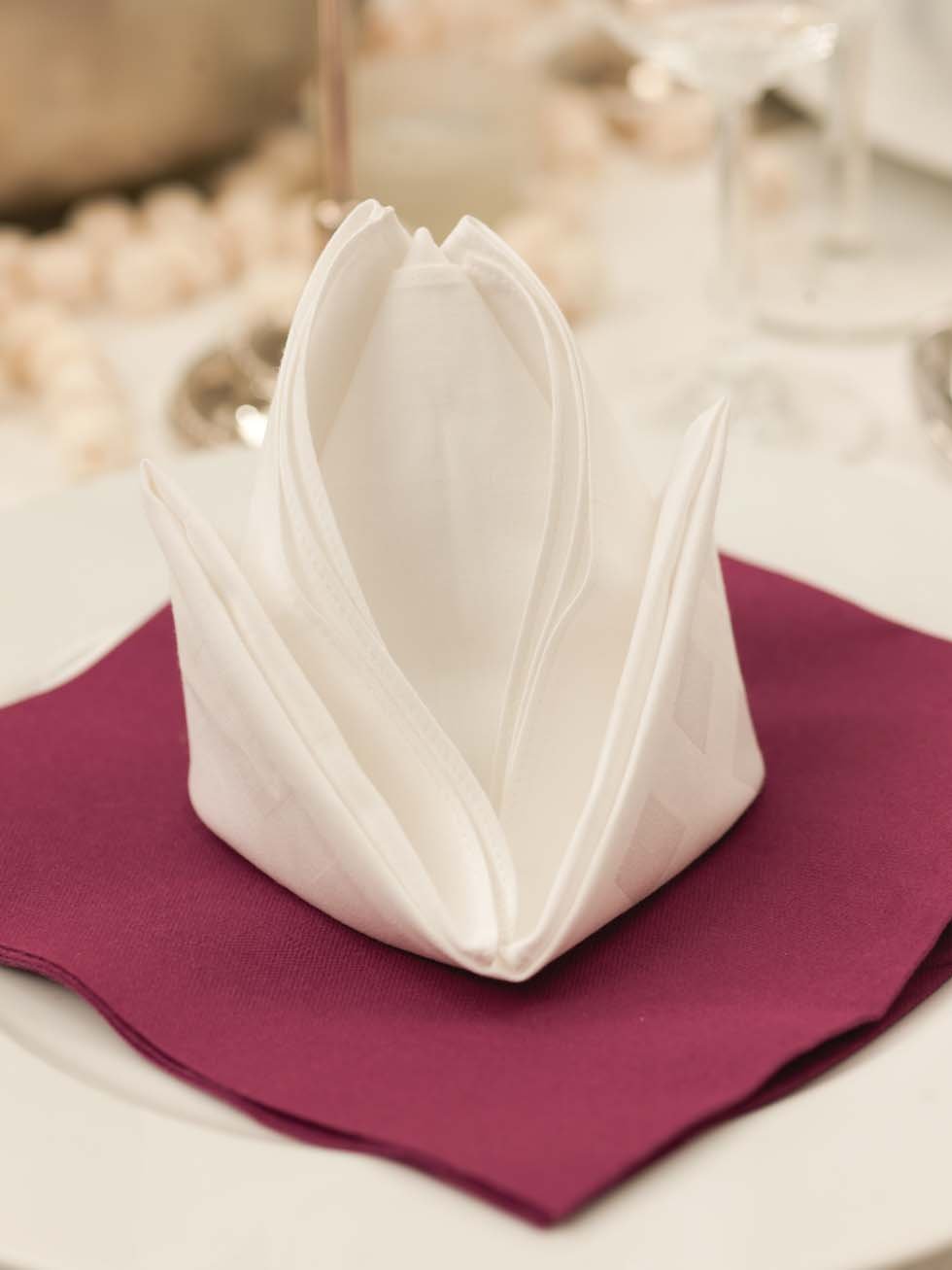 Вязаные сервировочные салфетки