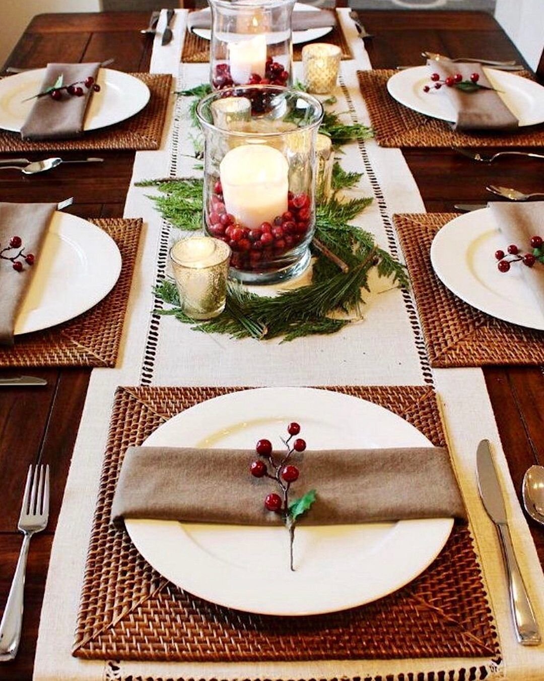 Сервировка праздничного стола в современном стиле