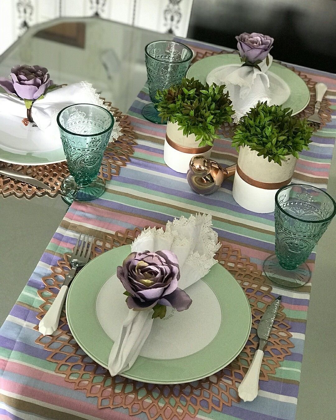 Обеденный стол украшения композиции