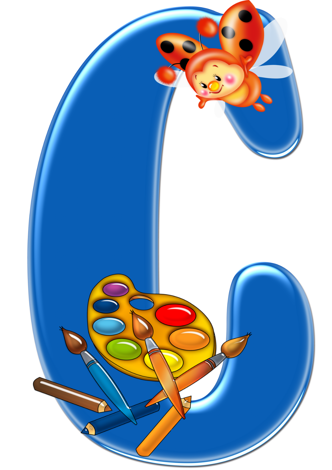 Красивые цветочные буквы