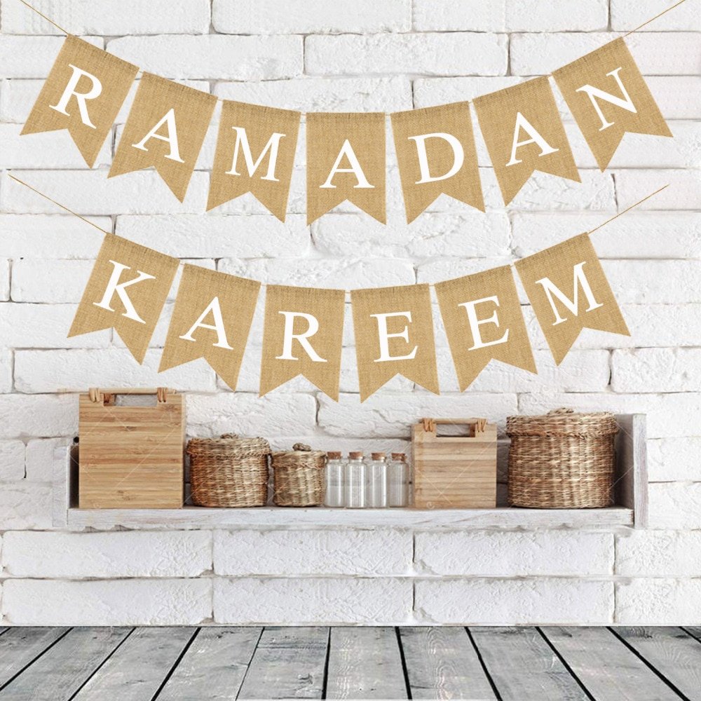 Гирлянда Рамадан шаблон