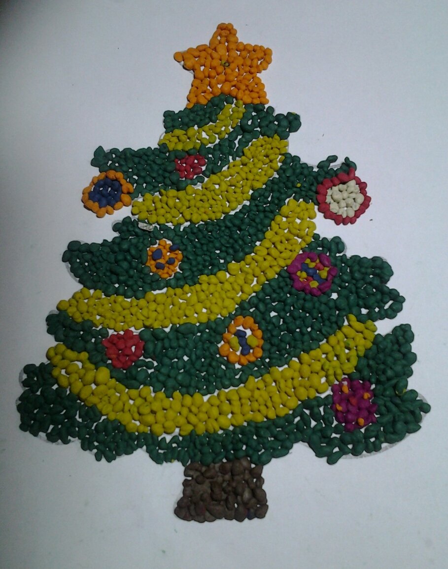 Елочка пластилинограф