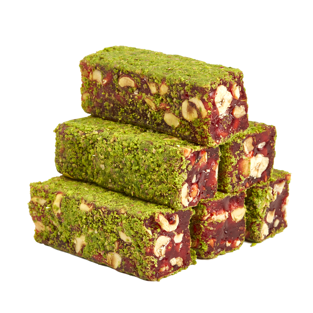 Турецкая сладость с орехами рулетом