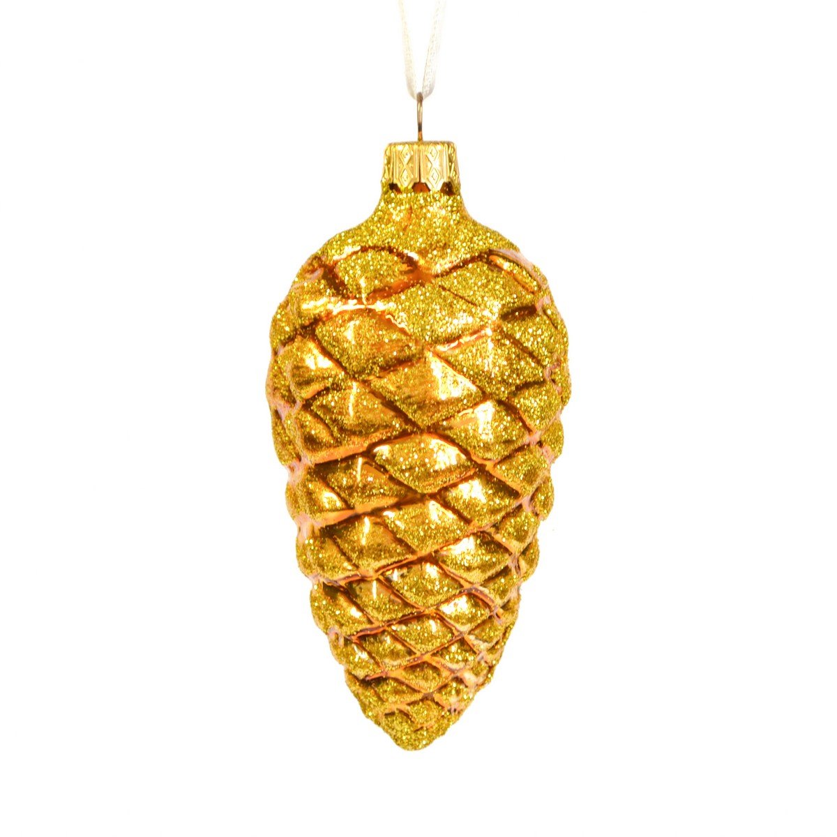 Шишки стеклянные на елку